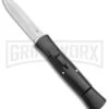 AKC 007 Concord Black OTF Automatic Knife - Satin Dagger -Kershaw Store AKC 007 Concord Auto Black Satin Dagger BHQ 158279 jr large