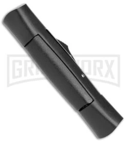 AKC 007 Concord Black OTF Automatic Knife - Satin Dagger -Kershaw Store AKC 007 Concord Auto Black Satin Dagger BHQ 158279 jr side large