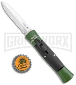 AKC 007 Concord NATO Military Dagger OTF Auto Knife Green/Black - Satin -Kershaw Store AKC 007 Concord NATO Military Green Black Dagger OTF Auto Satin Flat BHQ 118419 jr bottlecap large