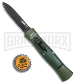 AKC 007 Concord NATO Military OD Green OTF Automatic Knife - Black Dagger -Kershaw Store AKC 007 Concord NATO Military OTF Auto OD Green Black Dagger BHQ 158254 jr bottlecap large