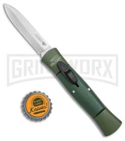 AKC 007 Concord NATO Military OD Green OTF Automatic Knife - Satin Dagger -Kershaw Store AKC 007 Concord NATO Military OTF Auto OD Green Satin Dagger BHQ 158343 jr bottlecap large