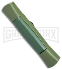 AKC 007 Concord NATO Military OD Green OTF Automatic Knife - Satin Dagger -Kershaw Store AKC 007 Concord NATO Military OTF Auto OD Green Satin Dagger BHQ 158343 jr side large