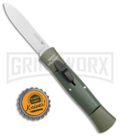 AKC 007 Concord NATO Military OD Green OTF Automatic Knife - Satin Flat -Kershaw Store AKC 007 Concord NATO Military OTF Auto OD Green Satin Flat BHQ 173565 jr bottlecap large