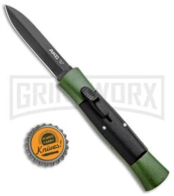 AKC 007 Concord Green/Black OTF Automatic Knife - Dagger Black -Kershaw Store AKC 007 Concord OTF Auto Dagger Green Black Black BHQ 96479 jr bottlecap large
