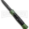 AKC 007 Concord Green/Black OTF Automatic Knife - Dagger Black