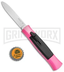AKC 077 Concord Hot Pink OTF Automatic Knife - Flat Satin Plain -Kershaw Store AKC 077 Concord OTF Hot Pink BHQ 72005 jr bottlecap 2 large