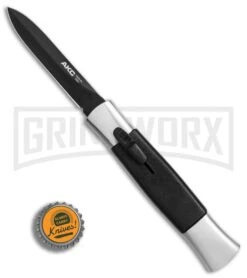 AKC 077 Concord Polish/Black OTF Automatic Knife - Dagger Black -Kershaw Store AKC 077 Concord Polish Blackdagger black BP25717 er bottlecap large