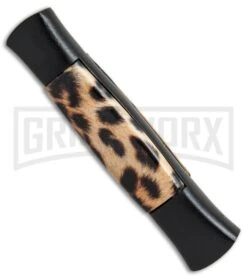 AKC 077 Concord Cheetah OTF Automatic Knife- Flat Grind Black Plain 7 AKC 077 Concord Cheetah OTF Automatic Knife- Flat Grind Black Plain -Kershaw Store AKC 077 concord cheetah black BP 19135 er side large
