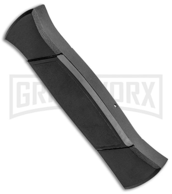 AKC 777 Blackfinger Black OTF Automatic Knife - Dagger Satin Plain 5 AKC 777 Blackfinger Black OTF Automatic Knife - Dagger Satin Plain - Image 3