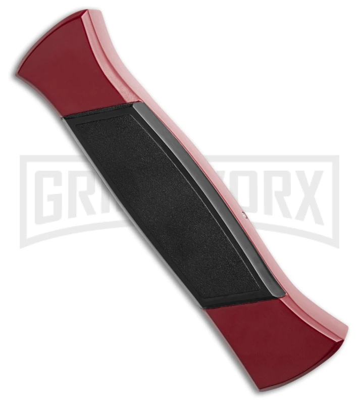 AKC 777 Blackfinger Red/Black OTF Automatic Knife - Black Plain 5 AKC 777 Blackfinger Red/Black OTF Automatic Knife - Black Plain - Image 3