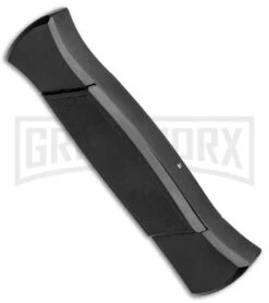 AKC 777 Blackfinger Black OTF Automatic Knife - Black Tanto -Kershaw Store AKC 777 Blackfinger Tanto OTF Auto Black Black BHQ 87414 jr side large