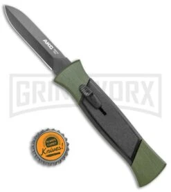 AKC 777 Green Blackfinger Brushed Aluminum OTF Automatic Knife - Black Dagger 9 AKC 777 Green Blackfinger Brushed Aluminum OTF Automatic Knife - Black Dagger -Kershaw Store AKC 777 Green Blackfinger Dagger OTF Auto Brushed Aluminum Black BHQ 87411 jr bottlecap large