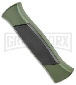 AKC 777 Green Blackfinger Brushed Aluminum OTF Automatic Knife - Black Dagger 8 AKC 777 Green Blackfinger Brushed Aluminum OTF Automatic Knife - Black Dagger -Kershaw Store AKC 777 Green Blackfinger Dagger OTF Auto Brushed Aluminum Black BHQ 87411 jr side large