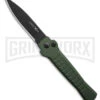 AKC X-treme Ace1 Green Automatic Knife - Black Plain -Kershaw Store AKC Ace Automatic Knife Dark Green 3in Black BHQ 189107 td large