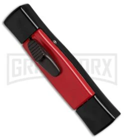 AKC Minion Concord Black/Red OTF Automatic Knife - Dagger Satin Plain -Kershaw Store AKC Concord Black Red OTF Auto Dagger Satin GX 35507 jr spine large