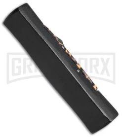 AKC Minion Concord Leopard OTF Automatic Knife - Flat Black Plain 7 AKC Minion Concord Leopard OTF Automatic Knife - Flat Black Plain -Kershaw Store AKC Concord Minion Leopard Flat Blk BP 18949 jr side large