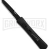 AKC Concord Black OTF Automatic Knife - Tanto Black Plain -Kershaw Store AKC Concord Tanto Black Black BHQ 90285 er large