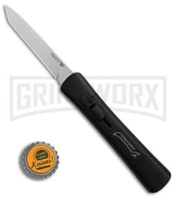 AKC Concord Black OTF Automatic Knife - Tanto Satin Plain -Kershaw Store AKC Concord Tanto Black Satin BHQ 90284 er bottlecap large