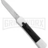 AKC Concord White/Black OTF Automatic Knife - Tanto Satin Plain 2 AKC Concord White/Black OTF Automatic Knife - Tanto Satin Plain -Kershaw Store AKC Concord Tanto White Black Satin BHQ 90286 er large