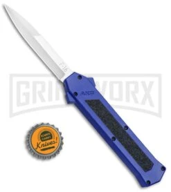 AKC F-16 Blue D/A OTF Automatic Knife - Bayo Satin Plain 9 AKC F-16 Blue D/A OTF Automatic Knife - Bayo Satin Plain -Kershaw Store AKC F 16 Blue DA OTF Bayo Satin Plain BP 23856 jr bottlecap large
