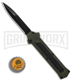 AKC F-16 OD Green D/A OTF Automatic Knife - Bayo Black Plain 9 AKC F-16 OD Green D/A OTF Automatic Knife - Bayo Black Plain -Kershaw Store AKC F 16 DA Bayonet OD Green Black BHQ 86948 er bottlecap large