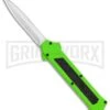 AKC F-16 Neon Green D/A OTF Automatic Knife - Dagger Satin Plain 1 AKC F-16 Neon Green D/A OTF Automatic Knife - Dagger Satin Plain -Kershaw Store AKC F 16 DA Dagger OTF Auto Neon Green Satin BHQ 113380 jr large