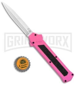 AKC F-16 Pink D/A OTF Automatic Knife - Bayonet Satin Plain 9 AKC F-16 Pink D/A OTF Automatic Knife - Bayonet Satin Plain -Kershaw Store AKC F 16 Pink DA OTF Auto Bayo Satin GX 37618 jr bottlecap large
