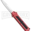 AKC F-16 Red D/A OTF Automatic Knife - Bayo Satin Plain -Kershaw Store AKC F 16 Red DA OTF Bayo Satin Plain BP 23854 jr large