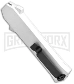 AKC F-16 White D/A OTF Automatic Knife - Bayo Satin Plain 8 AKC F-16 White D/A OTF Automatic Knife - Bayo Satin Plain -Kershaw Store AKC F 16 White DA OTF Bayo Satin Plain BP 23853 jr side large