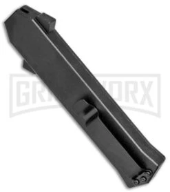 AKC F-16 Zebra D/A OTF Automatic Knife - Bayo Satin Plain 8 AKC F-16 Zebra D/A OTF Automatic Knife - Bayo Satin Plain -Kershaw Store AKC F 16 Zebra DA OTF Auto Bayo Satin Plain BP 25401 jr side large