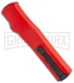 AKC F-20 Red D/A OTF Automatic Knife - Satin Plain 8 AKC F-20 Red D/A OTF Automatic Knife - Satin Plain -Kershaw Store AKC F 20 DA Dagger OTF Auto Red Satin BHQ 140483 jr side large