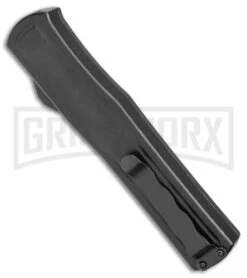 AKC F-20 Black W/ Tie Dye Inlay D/A OTF Automatic Knife - Satin Plain 8 AKC F-20 Black W/ Tie Dye Inlay D/A OTF Automatic Knife - Satin Plain -Kershaw Store AKC F 20 DA SP OTF Auto Black Tie Dye Inlay Satin BHQ 152893 jr side large