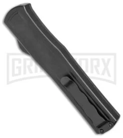 AKC F-20 Black W/ Wood Inlay D/A OTF Automatic Knife - Satin Plain 8 AKC F-20 Black W/ Wood Inlay D/A OTF Automatic Knife - Satin Plain -Kershaw Store AKC F 20 DA SP OTF Auto Black Wood Inlay Satin BHQ 152445 jr side large