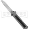 AKC F-16 Gray D/A OTF Automatic Knife - Bayo Satin Plain -Kershaw Store AKC F16 DA Bayo Satin Plain BP 25691 er large