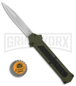 AKC F-16 OD Green D/A OTF Automatic Knife - Bayo Satin Plain 9 AKC F-16 OD Green D/A OTF Automatic Knife - Bayo Satin Plain -Kershaw Store AKC F16 OD Green DA Bayo Satin Plain BP 25690 er bottlecap large