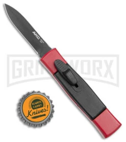 AKC Minion Concord Red/Black OTF Automatic Knife - Black Plain 9 AKC Minion Concord Red/Black OTF Automatic Knife - Black Plain -Kershaw Store AKC Minion Concord OTF Auto Red Black Black BHQ 24199 jr bottlecap large
