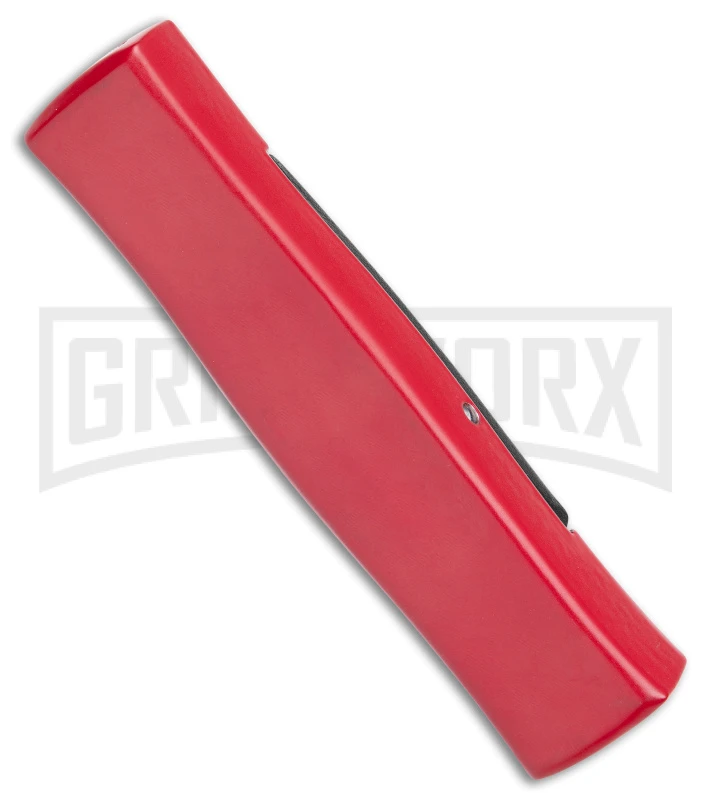 AKC Minion Concord Red/Black OTF Automatic Knife - Black Plain 5 AKC Minion Concord Red/Black OTF Automatic Knife - Black Plain - Image 3