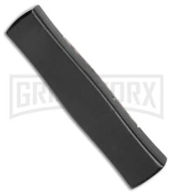 AKC Minion Concord Snake Skin OTF Automatic Knife - Dagger Black Plain -Kershaw Store AKC Minion Concord OTF Auto Snake Skin Black Dagger BHQ 173568 jr side large