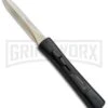 AKC Concord Black OTF Automatic Knife - Dagger Gold Plain -Kershaw Store AKC OTF Black Concord Gold Dagger BHQ 52359 jr 2 large