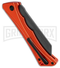 AKC Smarty Orange W/Black Bolster Automatic Knife Reverse Tanto - Black SW Plain 7 AKC Smarty Orange W/Black Bolster Automatic Knife Reverse Tanto - Black SW Plain -Kershaw Store AKC Smarty AK Orange w Black Bolster 3in BSW BHQ 184676 td side large