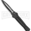 AKC X-treme Ace Black Automatic Knife - Black Two Tone 2 AKC X-treme Ace Black Automatic Knife - Black Two Tone -Kershaw Store AKC X treme Ace Auto Black Dagger Black TT BHQ 136142 jr large