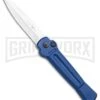 AKC X-treme ACE Blue Automatic Knife - Satin Plain -Kershaw Store AKC X treme Ace Auto Blue Satin BHQ 105467 jr large