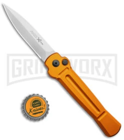 AKC X-treme Ace Orange Automatic Knife - Satin Plain 9 AKC X-treme Ace Orange Automatic Knife - Satin Plain -Kershaw Store AKC X treme Ace Auto Orange Satin BHQ 136149 jr bottlecap large
