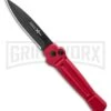 AKC X-treme Ace Red Automatic Knife - Black Plain 1 AKC X-treme Ace Red Automatic Knife - Black Plain -Kershaw Store AKC X treme Ace Automatic Knife Red 3.6 Black BHQ 123056 LS large