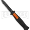 AKC X-treme EVO Black / Orange Slide OTF Automatic Knife - Black Plain -Kershaw Store AKC X treme EVO OTF Auto Black Orange Slide Black BHQ 114335 jr large