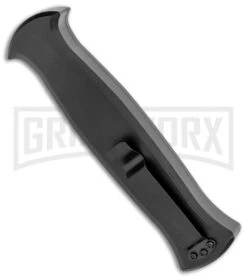 AKC X-treme EVO Black / Orange Slide OTF Automatic Knife - Black Plain -Kershaw Store AKC X treme EVO OTF Auto Black Orange Slide Black BHQ 114335 jr side large