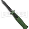 AKC X-treme EVO Green OTF Automatic Knife - Black Plain -Kershaw Store AKC X treme EVO OTF Auto Green Black BHQ 105414 jr 2 large
