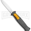 AKC X-treme EVO Black / Orange Slide OTF Automatic Knife - Satin Plain -Kershaw Store AKC X treme EVO OTF Automatic Knife Black Orange Slide 3.5in Satin BHQ 114879 LS large