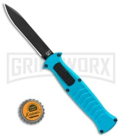 AKC X-treme EVO Blue OTF Automatic Knife - Black Plain 9 AKC X-treme EVO Blue OTF Automatic Knife - Black Plain -Kershaw Store AKC X treme EVO OTF Automatic Knife Blue 3.5in Black EVO LBB BHQ 114336 LS Bottlecap large