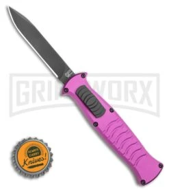 AKC X-treme EVO OTF Automatic Knife - Purple Black Plain -Kershaw Store AKC X treme EVO OTF Automatic Knife Purple 3.5 Black BHQ 120293 LS Bottlecap large